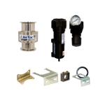 Exair 163300-316 Type 316 Stainless Steel Sanitary Flange Line Vac 3" Kit