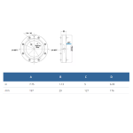Exair 2405 Aluminum Super Air Wipe 5"