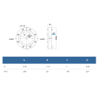 Exair 2407 Aluminum Super Air Wipe 7"