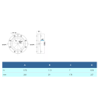 Exair 2437 Aluminum Standard Air Wipe 7"