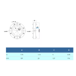 Exair 2455 Aluminum Super Air Wipe 5" Kit