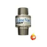 Exair HT141150 1-1/2 National Pipe Taper Stainless Steel High Temperature Threaded Line Vac