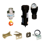 Exair HT6963-316 1-1/2" Type 316 Stainless Steel High Temperature Line Vac Kit