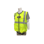 Gemtor FPV-TB-3 Type R, Class 2 Fall Protection Vest Harness, Tongue Buckle Legs, Large