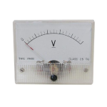 Voltmeters GME Technology PM89-D100V PM89 Series Analog Panel DC Voltmeter, 0 - 100
