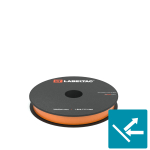 LabelTac LT0506RF Reflective Tape 0.5"x75' | Orange | Simple Peel Edge | Resistant to UV, Chemicals, & Water | Strong Reflective Properties | Rated for up to 7 Years of Life Outdoors