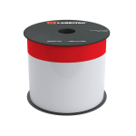 LabelTac LT404WW 4"x70' Cable Wire Labels Printable Cable Wraps 2" Printable Red Header Self-Laminating Use LabelTac 4 or LabelTac Pro Printer