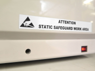 LabelTac LT302ESD Electrostatic Discharge (ESD) Label Tape 3"x50', White