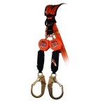 Malta Dynamics C7104D-G2 Dual 6' Pygmy Hog Web Self-Retracting Lifeline w/Rebar Hook (Gen 2)