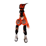 Malta Dynamics C7201D-G2 Dual 11' Pygmy Hog Web Self-Retracting Lifeline w/Snap Hook (Gen 2)