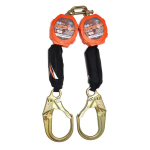 Malta Dynamics C7203D-G2 Dual 11' Pygmy Hog Web Self-Retracting Lifeline w/Rebar Hook (Gen 2)