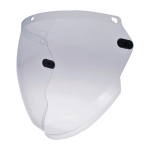 Malta Dynamics HTV0003 High Temp/Impact Toric Face Shield - Clear