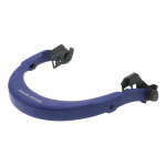 Malta Dynamics HTB2000-HTV0003 Type 2 Black Safety Helmet w/Clear Toric Polycarbonate Face Shield