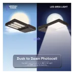 Medinah Power ARL-200T300W-3CCT-DV2-PC-T3-BZ ARL Area Light, Wattage and CCT Selectable, 120 - 277V, 200 / 240 / 300W