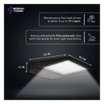 Medinah Power ARLL-200W-50K-DV2-PC-T3-BZ ARL Area Light, 200W, 5000K