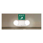 Medinah Power DH-EL-RD-WH Dual Head Emergency Light, Round