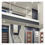 Medinah Power DLS7-12W-CCT-DV1-NA-F-WH Square Downlights, 7", 12W, 5 CCT Selectable