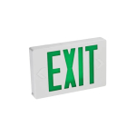 Medinah Power ES-C-S-G-WH "Exit" Sign, Green on White