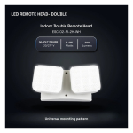 Medinah Power ESC-02-IR-2H-WH (Indoor) Double Indoor Remote Head, 2.4V