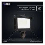Medinah Power FLLS-15W-40K-DV2-PC-CL-BZKM FLLS Series Flood Light, 15W, 4000K