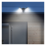 Medinah Power FSXD60-MS-4K-BZ FusionX Duo Series Twin Head Security Light, Motion Sensor, 45W, 4000K, Bronze