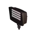 Medinah Power PWRFX110-PC-4K-BZ PowerFloodX Series Flood Light, 110W, Photocell, 4000K, Bronze
