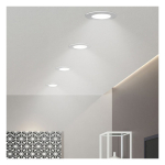 Medinah Power RDLR4-9W-CCT-DV1-NA-F-WH E26 Retrofit Downlight, 4", 5 CCT Selectable