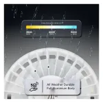 Medinah Power UFO-100T150W-3CCT-DV2-NA-90-BK UFO Round High Bay, Wattage and CCT Selectable, 100-150W, Black