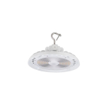 Medinah Power UFO-100T200W-3CCT-DV3-NA-90-WH UFO Round High Bay, Wattage and CCT Selectable, 100-200W, White