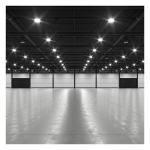 Medinah Power UFO-100T200W-3CCT-DV3-NA-90-WH UFO Round High Bay, Wattage and CCT Selectable, 100-200W, White