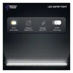 Medinah Power VPT8-60T90W-3CCT-DV2-GR LED Vapor Tight, 8'. Wattage and CCT Selectable