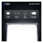 Medinah Power WPLM-80W-40K-DV2-PC-CL-BZ WPLM Series LED Semi-Cutoff Wall Pack, 80W, 4000K