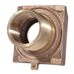 Merrill MBFNL12 1-1/4" Pitless Adapter Female Part, No Lead Brass