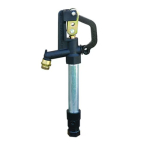 Merrill MP7503A M-2000 No Lead Frost-Proof Yard Hydrant with Hose Adapter, 3 ft Bury Depth, Galvanized Pipe