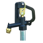 Merrill MP7503A M-2000 No Lead Frost-Proof Yard Hydrant with Hose Adapter, 3 ft Bury Depth, Galvanized Pipe