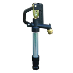 Merrill MP7503A M-2000 No Lead Frost-Proof Yard Hydrant with Hose Adapter, 3 ft Bury Depth, Galvanized Pipe