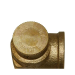 Merrill PRVNL757100 3/4" x 3/4" No Lead Brass Pressure Relief Valve, Set at 100 PSI