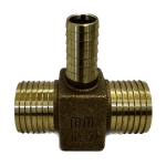 Merrill RBDTNL10125 1-1/4" x 1-1/4" x 1" No-Lead Bronze Tee
