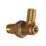 Merrill RGSEU7525 3/4" x 3/4" Male Iron Pipe (MIP) Red Brass Geo Thermal Union Adapter