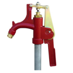 Merrill RNL108 R-6000 No Lead Frost-Proof Yard Hydrant with Lower Handle Placement, 8 ft Bury Depth, Galvanized Pipe