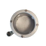 Merrill WC400 WC Series 4" Internal Diameter x 4-1/2" Outer Diameter Sanitary Watertight Cap w/ 1" Conduit Tap, 1/2" Vent