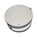 Merrill WC800 WC Series 8" Internal Diameter x 8-5/8" Outer Diameter Sanitary Watertight Cap w/ 1-1/4" Conduit Tap, 1" Vent