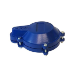 Merrill WCI6 WCI Series 6" Sanitary Watertight Cap, 1" Conduit Tapping, 3/8" Diameter Vent
