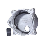 Merrill WCOC600 WCO Series 6" x 6-5/8" Aluminum Cap w/ 1-1/4" Top Tapping & 1" PVC Nipple, 3/4" Vent