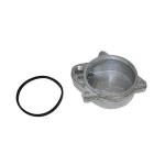 Merrill WCOG500 WCO Series 5" x 5-9/16" Aluminum Cap w/ Grounding Screw, Terminal Lugs & 1" PVC Nipple, 3/4" Vent