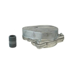 Merrill WCOG600 WCO Series 6" x 6-5/8" Aluminum Cap w/ Grounding Screw, Terminal Lugs & 1" PVC Nipple, 3/4" Vent