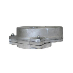 Merrill WCOGC600 WCO Series 6" x 6-5/8" Aluminum Cap w/ Grounding Screw, Terminal Lugs, Top Tapping & 1" PVC Nipple, 3/4" Vent