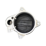 Merrill WCOP404P WCOPP Series 4" x 4-1/2" Sanitary Watertight Cap w/ PVC Base and 4 Bolt Holes, 3/4" Vent