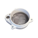 Merrill WCOPG500 WCOP Series 5" x 5-9/16" Sanitary Watertight Cap w/ 1" Conduit Tapping, 3/4" Vent and Ground, PVC Base