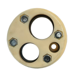 Merrill WS422510P 4" x 1-1/4" x 1" WS Series Plastic Well Seal Double Drop Pipe